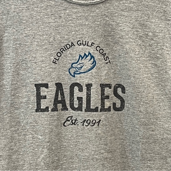FGCU Eagles Gray Heathered Short Sleeve TShirt - Picture 2 of 5